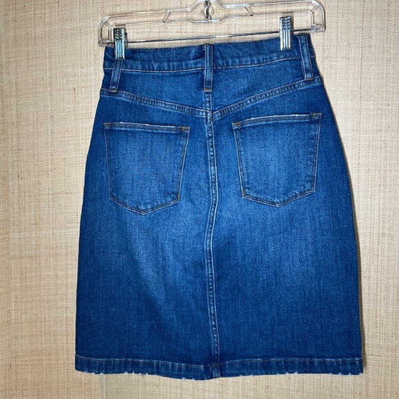 J. Crew Button Front Denim Skirt Women’s 26 - Picture 4 of 5